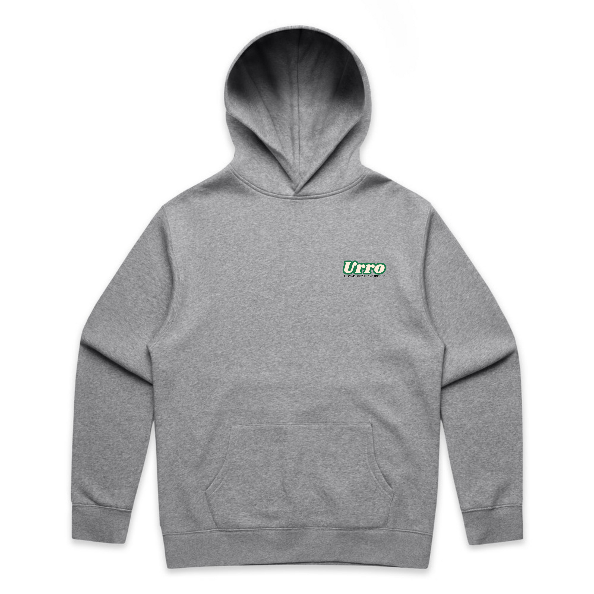 Urro Relaxed Fit Hoodie - Eco-Friendly Cotton Blend with Printed Logo | Comfortable & Stylish Pullover