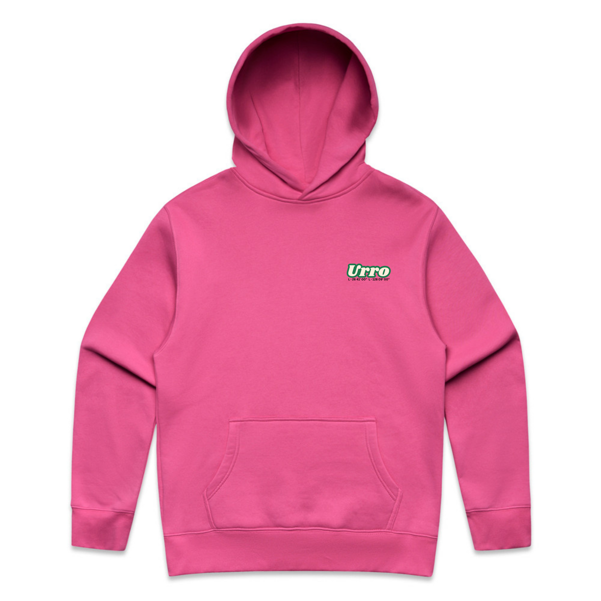 Urro Relaxed Fit Hoodie - Eco-Friendly Cotton Blend with Printed Logo | Comfortable & Stylish Pullover