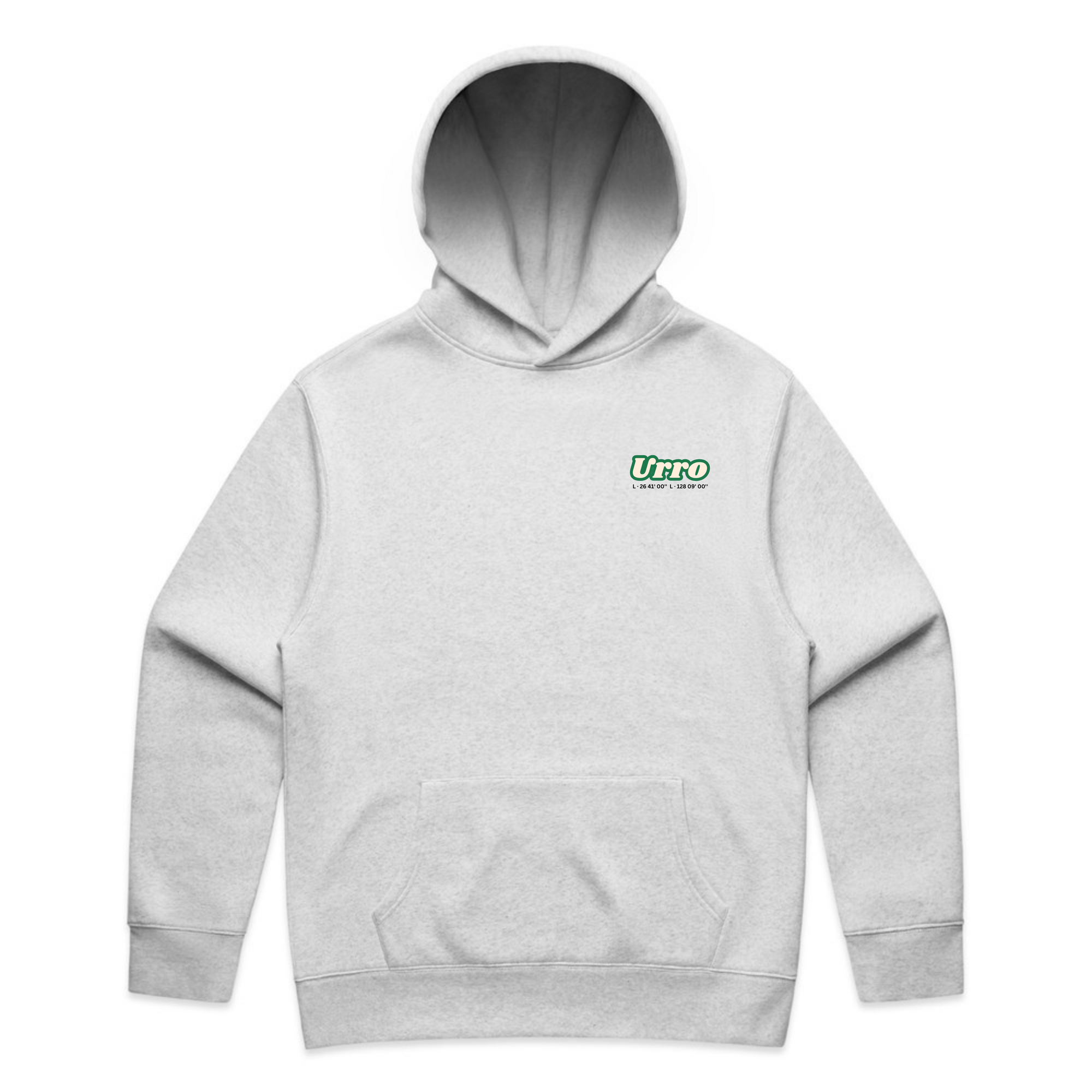 Urro Relaxed Fit Hoodie - Eco-Friendly Cotton Blend with Printed Logo | Comfortable & Stylish Pullover