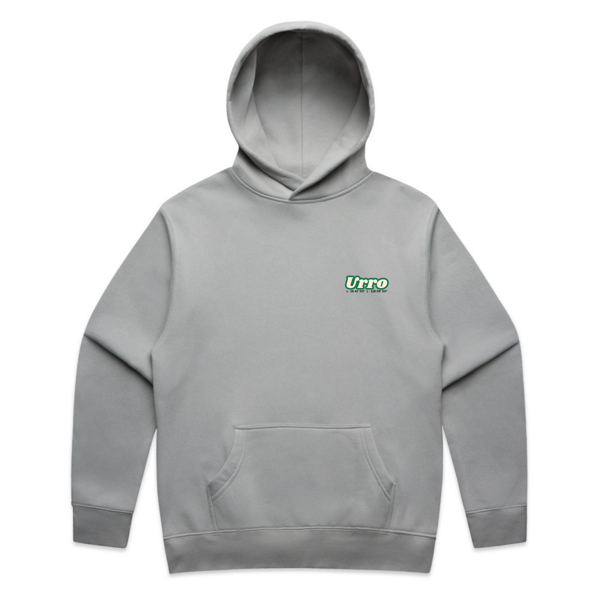 Urro Relaxed Fit Hoodie - Eco-Friendly Cotton Blend with Printed Logo | Comfortable & Stylish Pullover