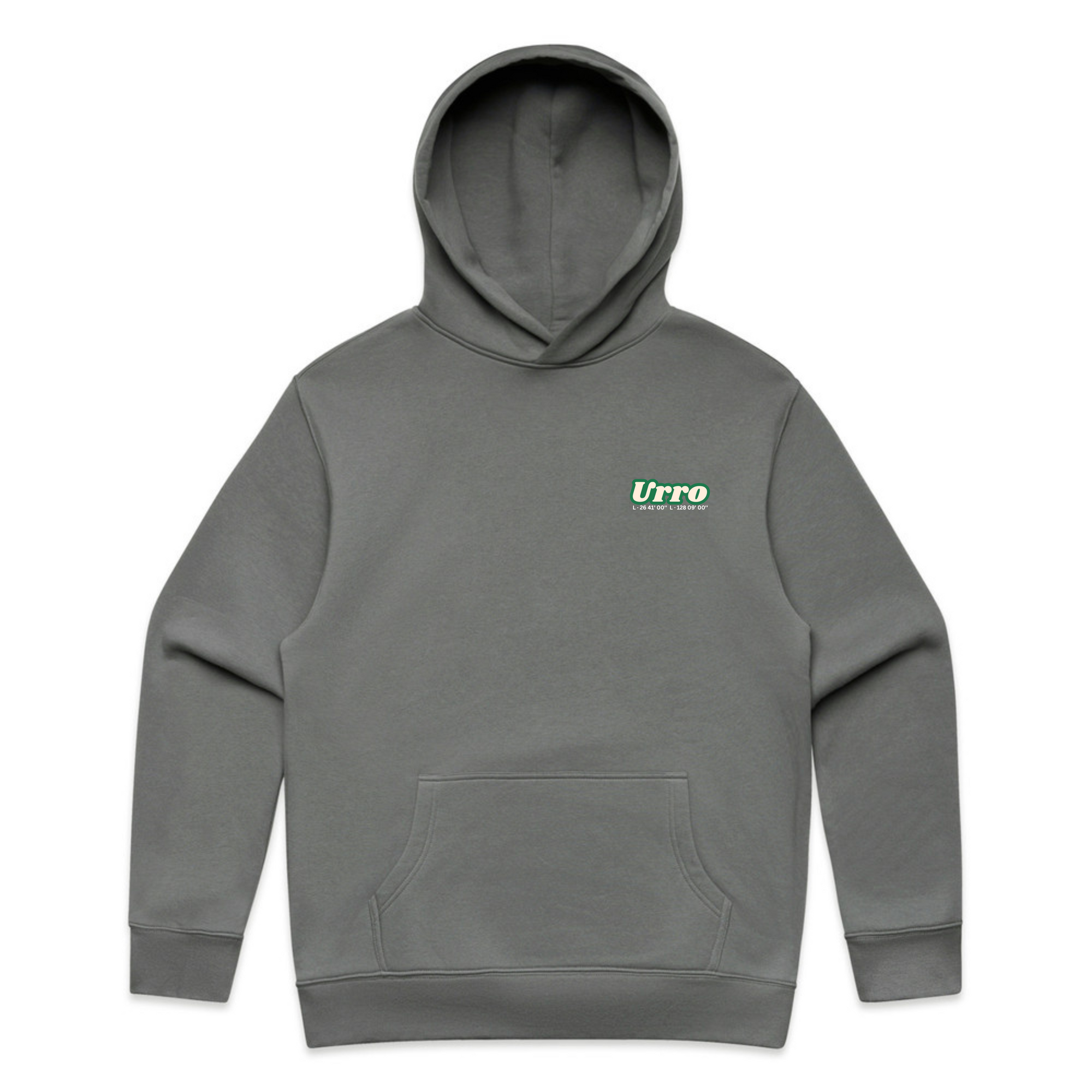 Urro Relaxed Fit Hoodie - Eco-Friendly Cotton Blend with Printed Logo | Comfortable & Stylish Pullover