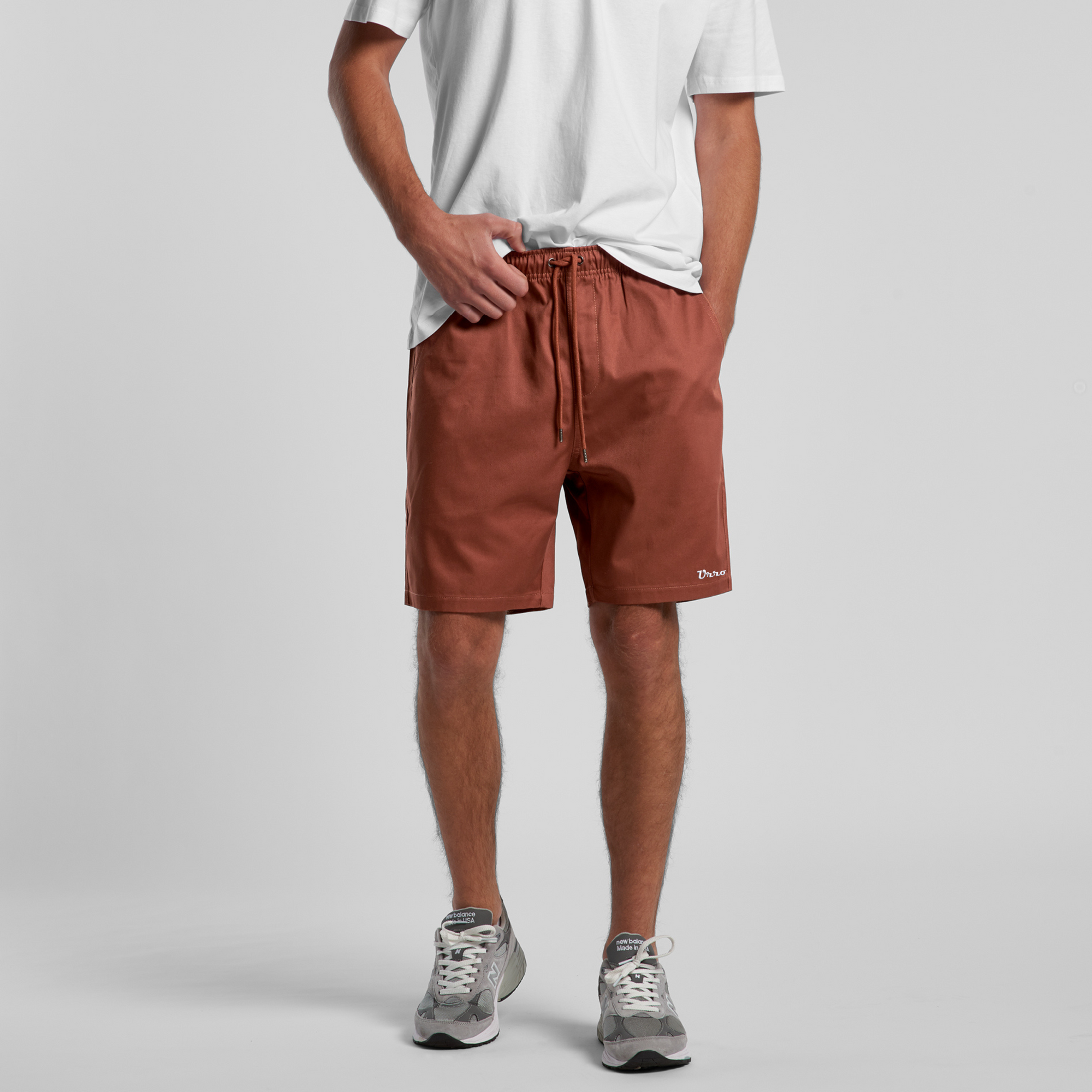 Mid Weight Cotton Twill Pants with Urro Logo