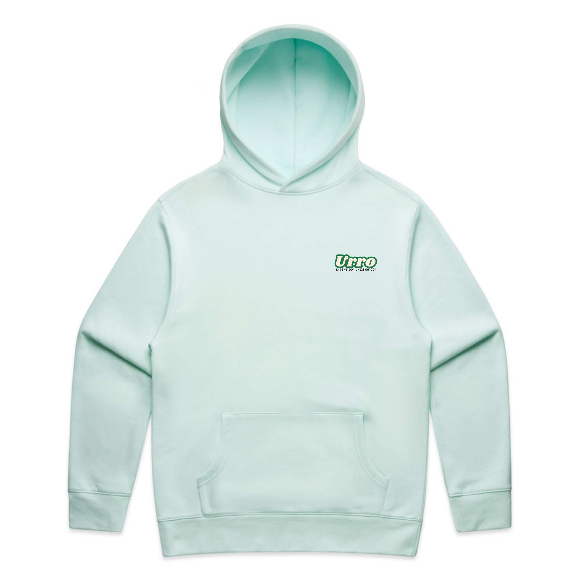 Urro Relaxed Fit Hoodie - Eco-Friendly Cotton Blend with Printed Logo | Comfortable & Stylish Pullover