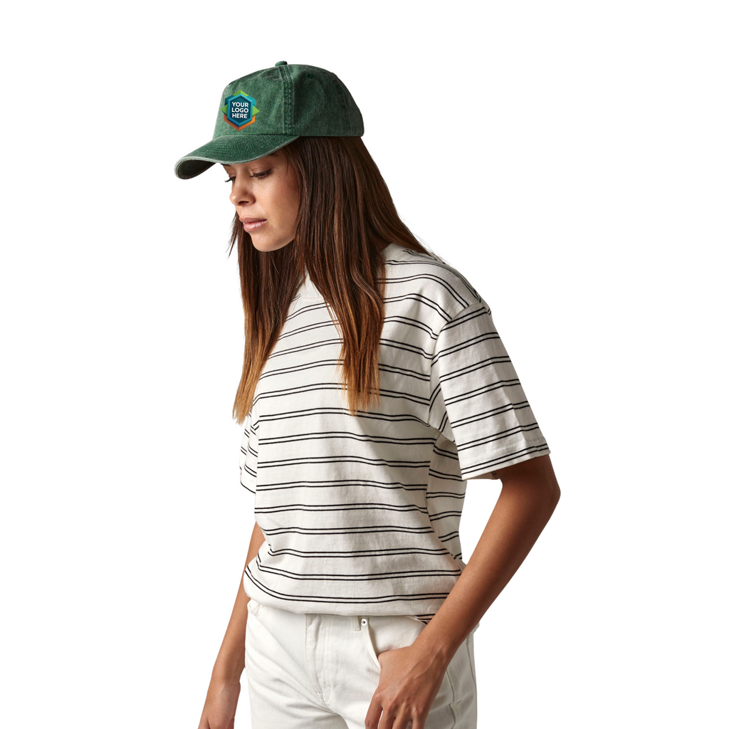 Custom Embroidered Cap – Vintage Baseball Hat – Personalised with Your Text or Logo – Adjustable Unisex Cap