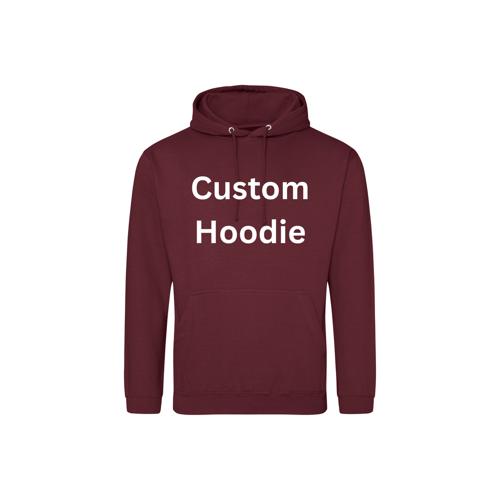 Custom Embroidered Hoodie – Add Your Logo or Text – Personalised Workwear & Gifts