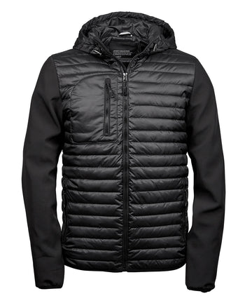 Hooded crossover jacket (9628)